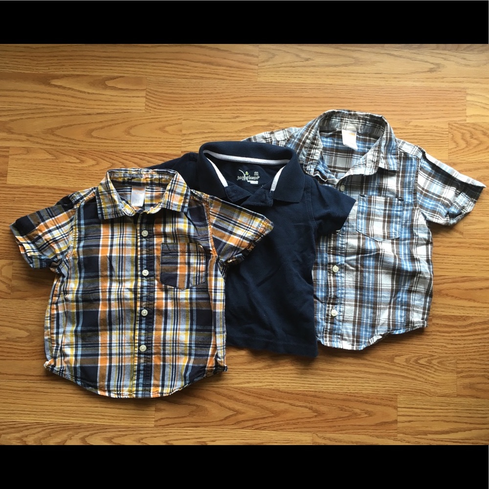 Gymboree collared short sleeve shirts 12-18mo